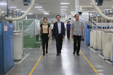 江蘇金昇實業(yè)股份董事長潘雪平一行蒞臨我公司開展技術交流